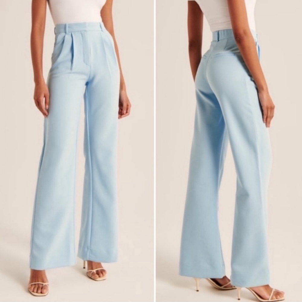 Elegant Blue Women's Pants Sloane Trousers